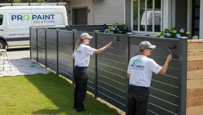 Professional fence painting in Charleston SC by expert painters using weather-resistant finishes