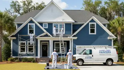 Professional house painting service in Charleston, SC for residential exterior and interior projects