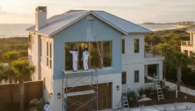Charleston, SC house painters providing professional interior and exterior painting services