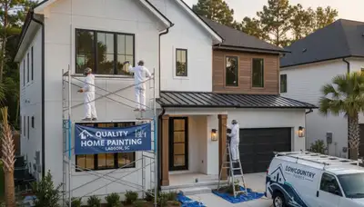 Professional house painting service in Charleston, SC for residential exterior and interior painting