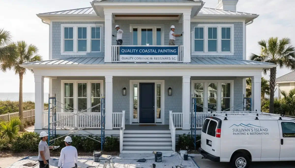 Charleston, SC house painters serving residential interior and exterior painting services