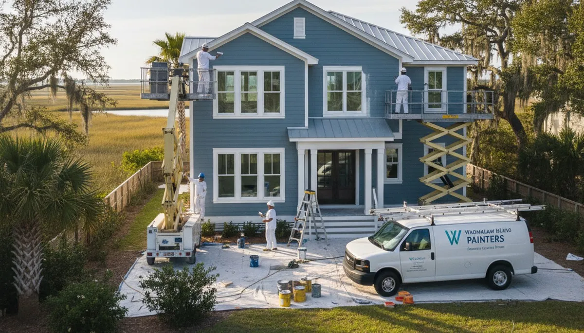Charleston SC house painting service by Painting in Charleston SC for residential exteriors and interiors