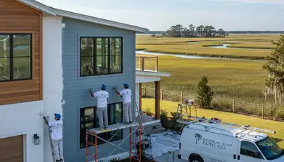 Charleston, SC house-painting service by Painting in Charleston SC for residential exterior painting